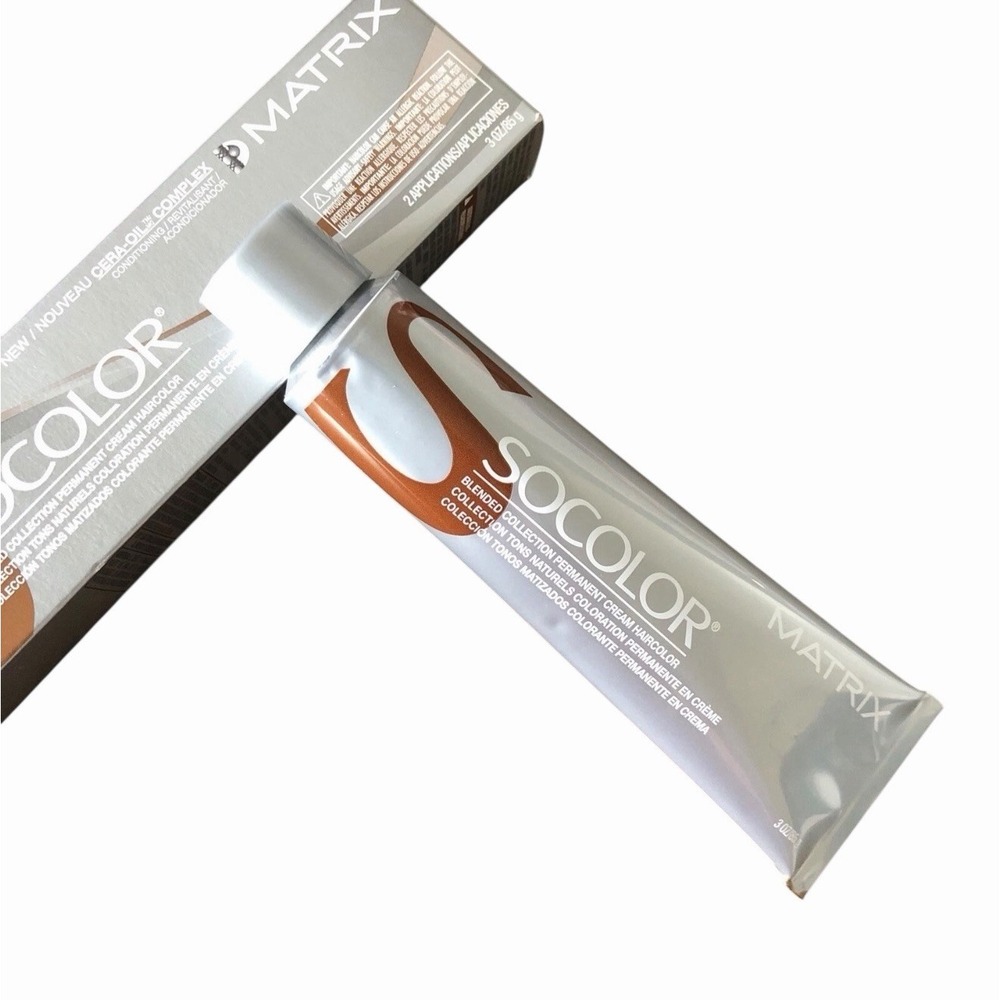 MATRIX SOCOLOR BLENDED PERMANENT CREAM HAIRCOLOR (3oz) 5G Medium Brown Gold